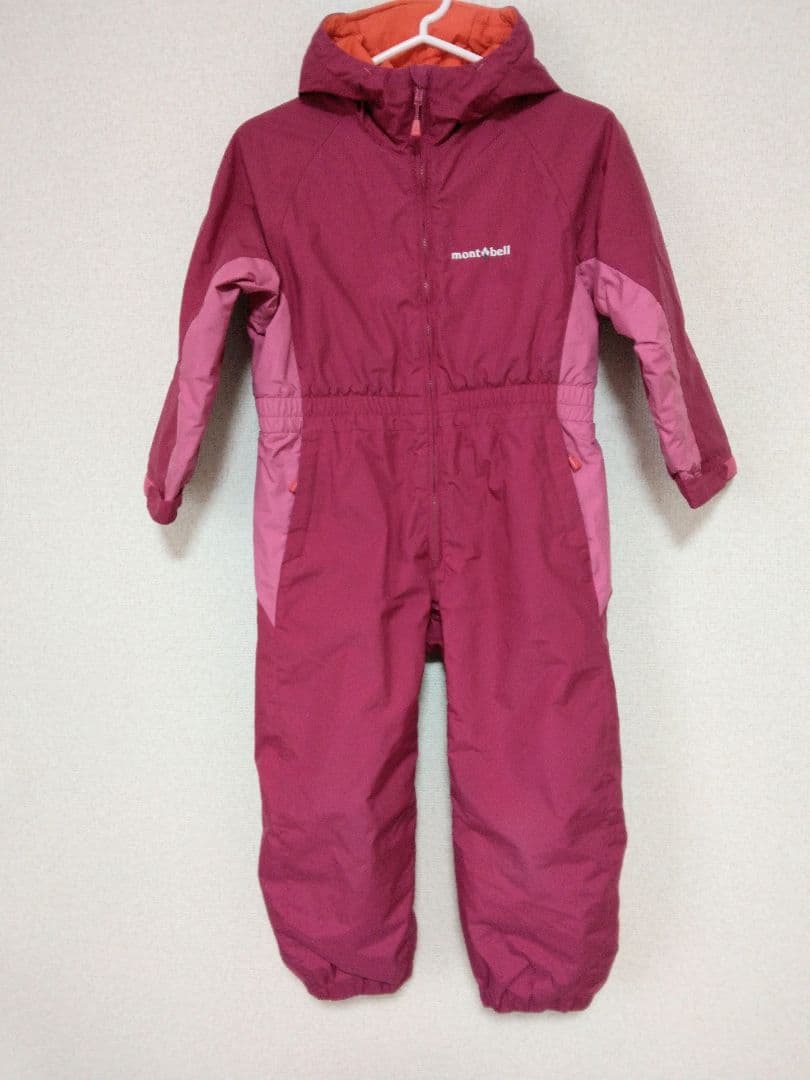 [良品]　パウダーカバーオール　120 モンベル　ジャンプスーツ