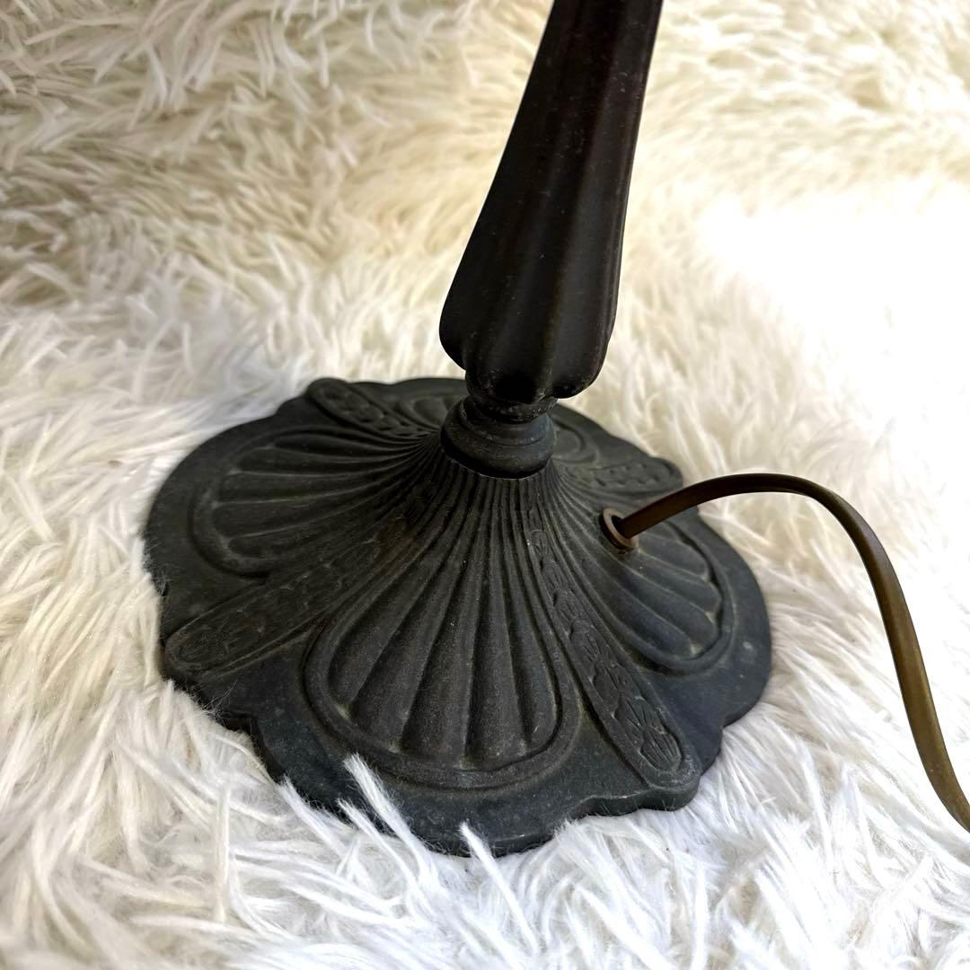 アンティーク　レトロ　ステンドグラス テーブルランプ 照①