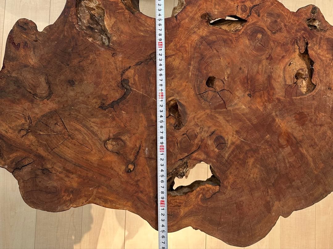 天然木　サイドテーブル