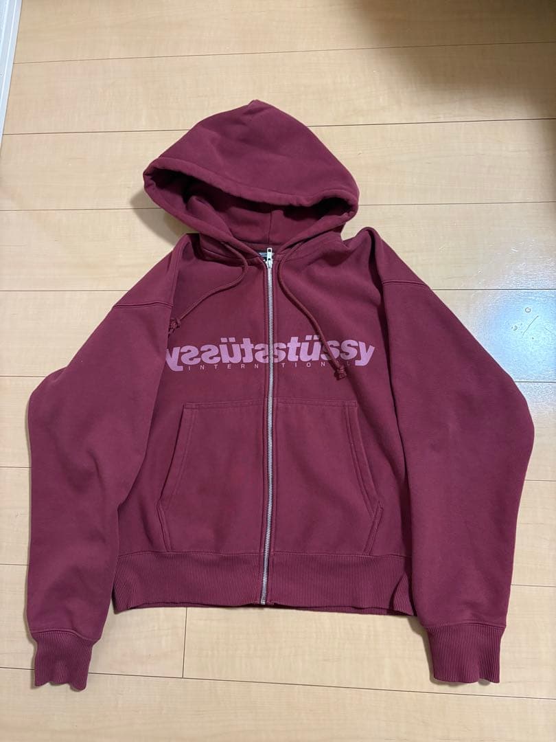 stussy ミラージップ パーカー S
