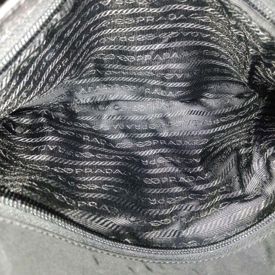 ✨PRADA 三角ロゴ テスートナイロン レザー切替 フラップ ショルダーバッグ