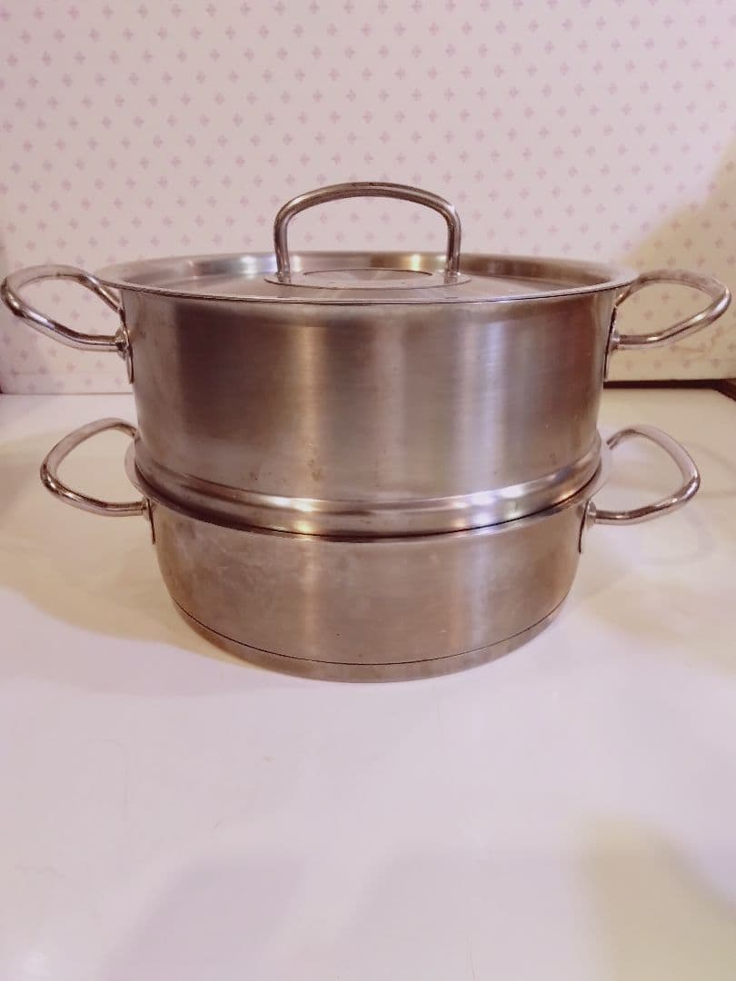 Fissler フィスラー 両手鍋 蒸し器 スチーマー約24cm