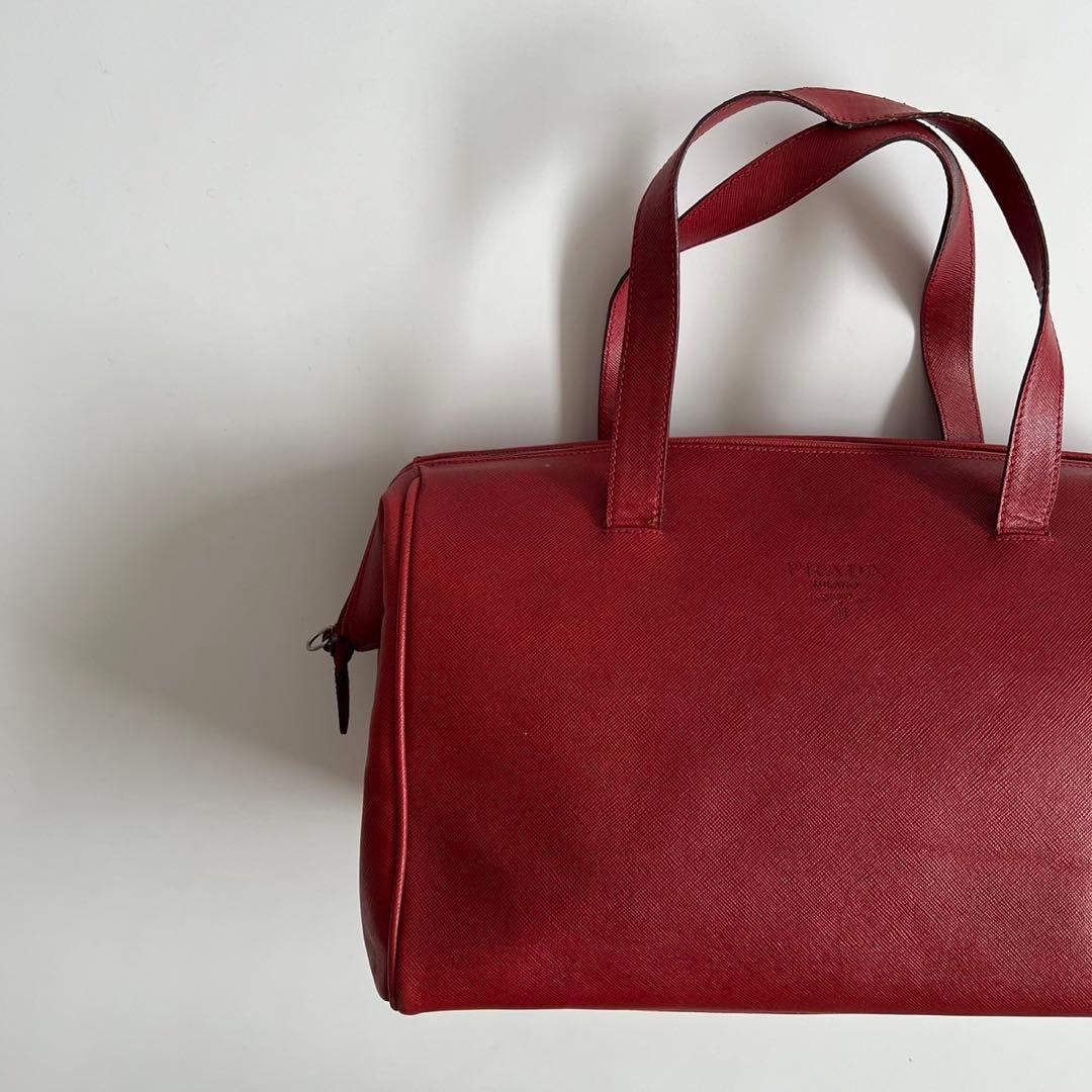 バッグ PRADA SAFFIANO LEATHER MINI BOSTON BAG