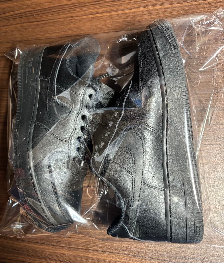 ナイキ ウィメンズ エアフォース1 ロー 07 ブラック　美品size25.0㎝