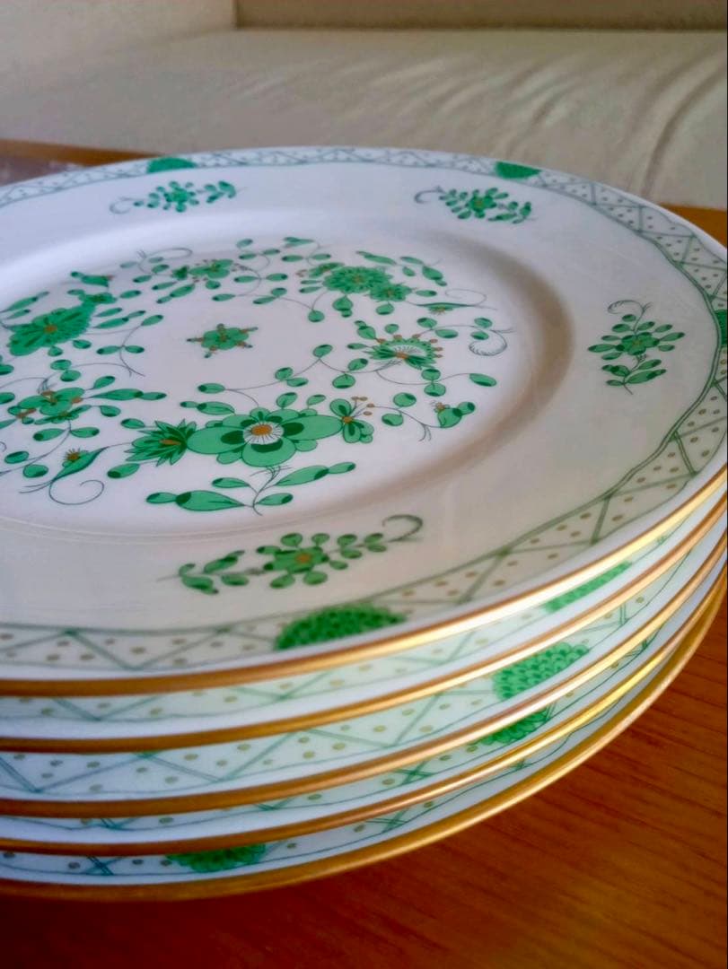 極美　レイノー　リモージュ インドの華　５枚　フランス