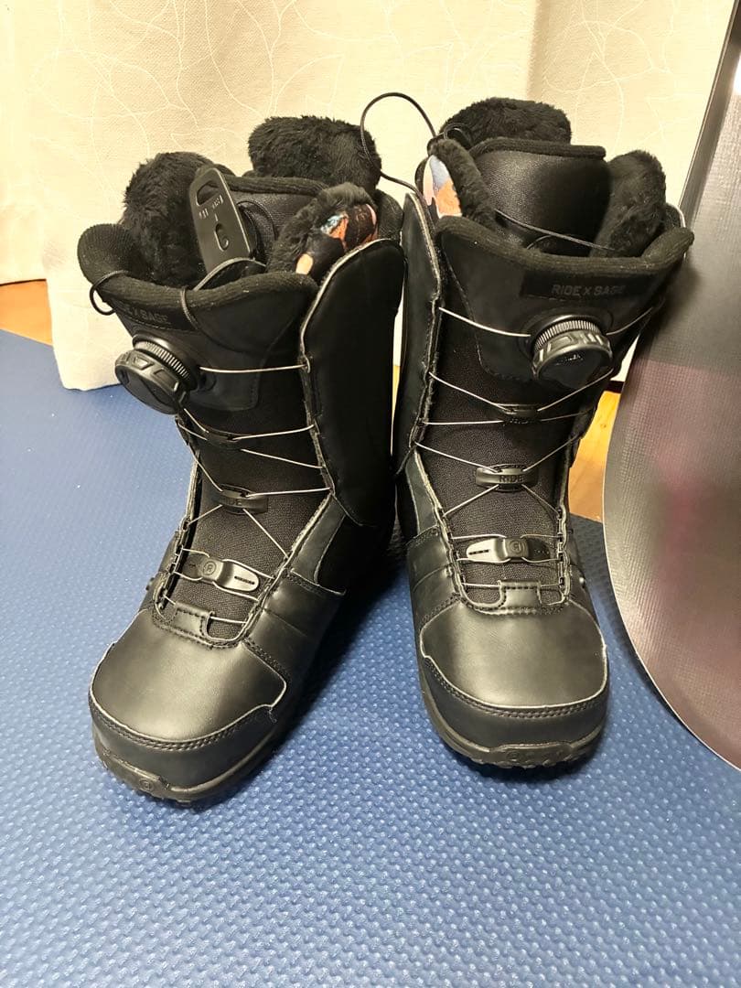 美品！RIDE スノーボード 3点セット レディース 142 ブーツ24.5cm