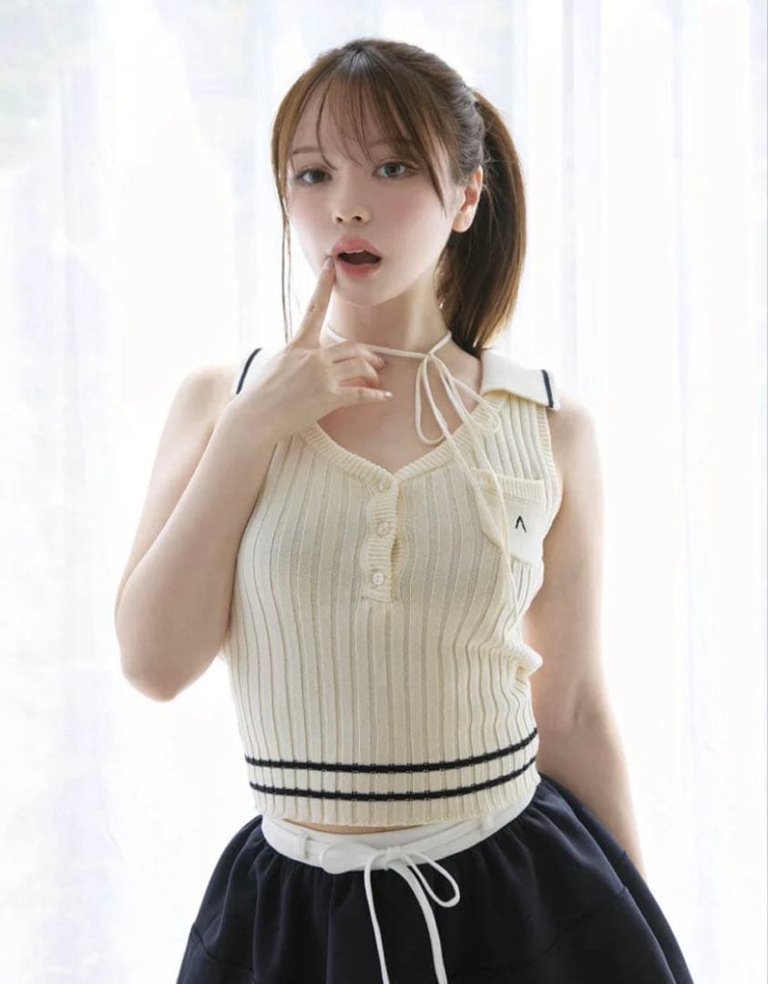 トップス Ami line tops ivory andmary