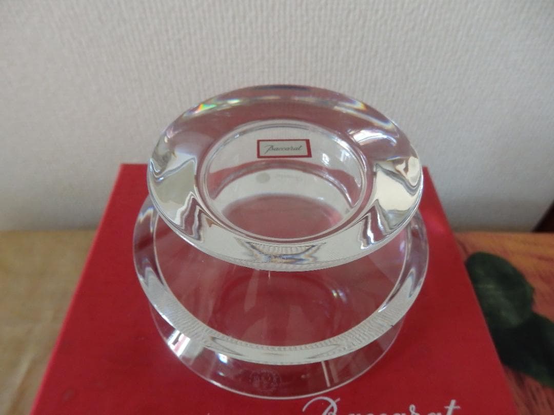 バカラ・蓋付き小物入れ