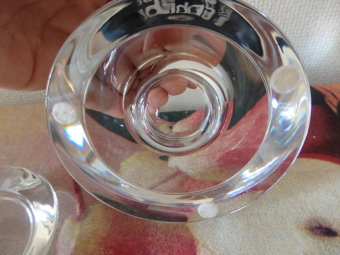 バカラ・蓋付き小物入れ