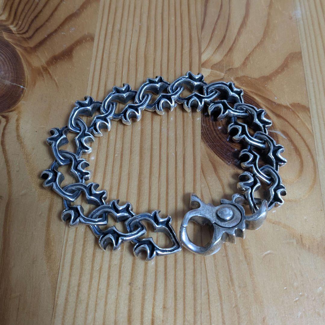 925シルバーブレスレット　 クロス 00s