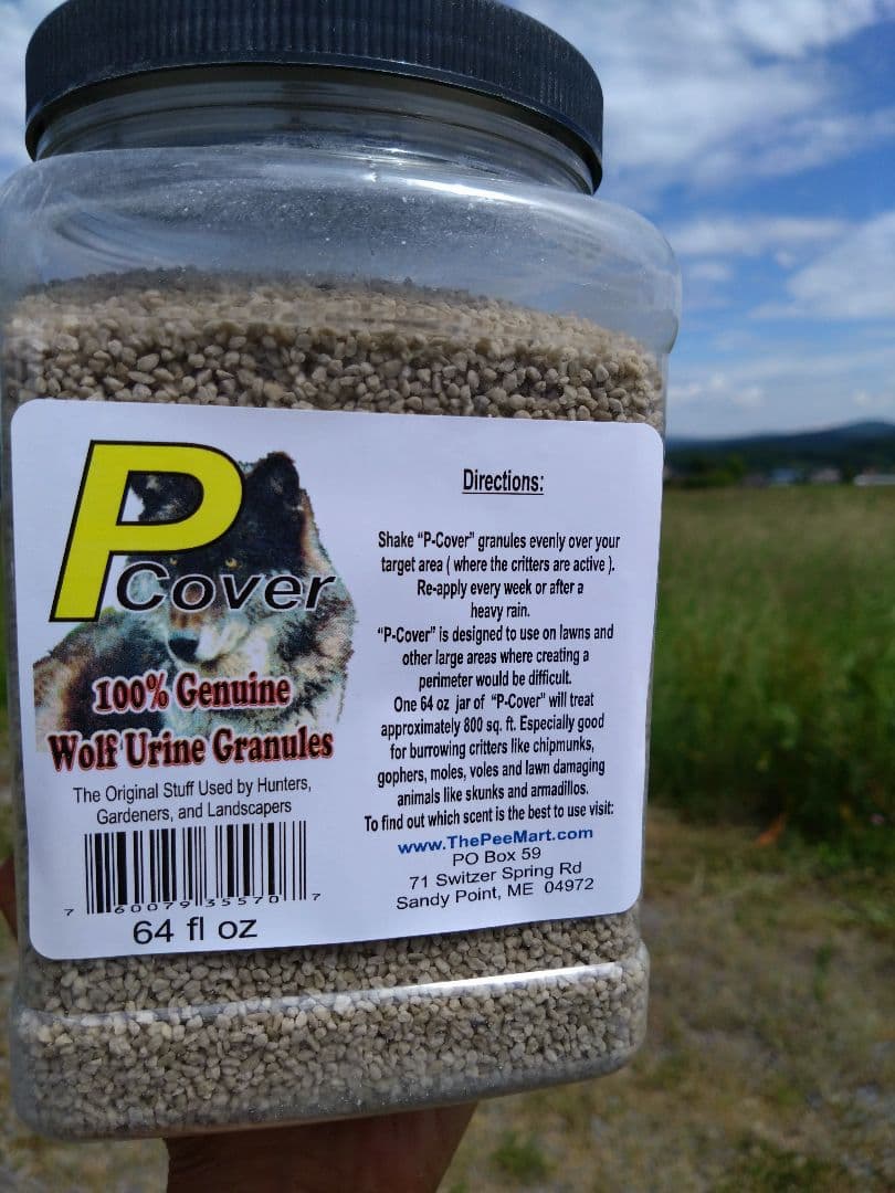 【新品未使用】熊や鹿などに有用忌避剤 ウルフピー顆粒 アメリカからの輸入品
