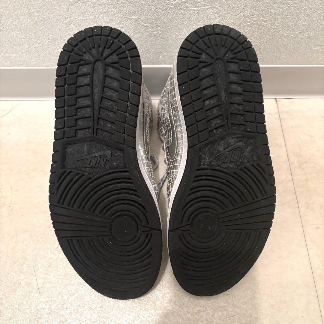 靴 NIKE air jordan1 mid disco ball 24.0cm