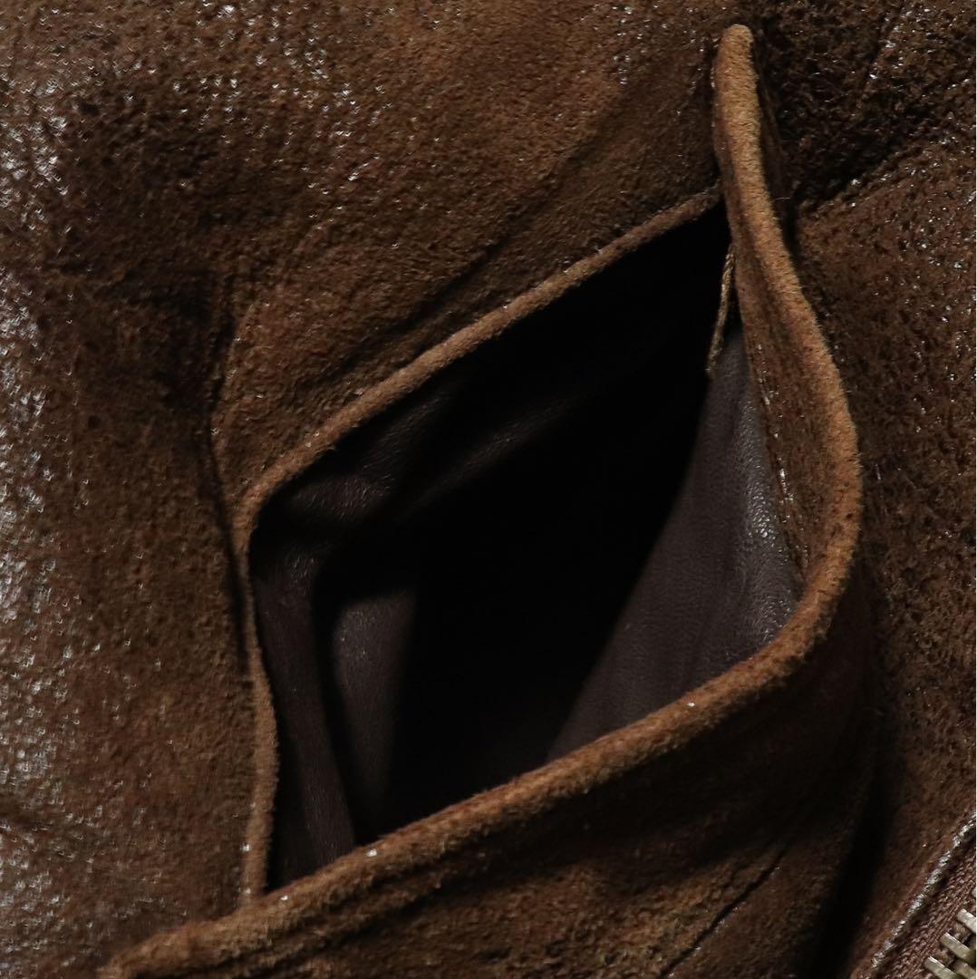 80s★B-6 ムートンジャケット★フライト★ボンバー★VINTAGE★USA産