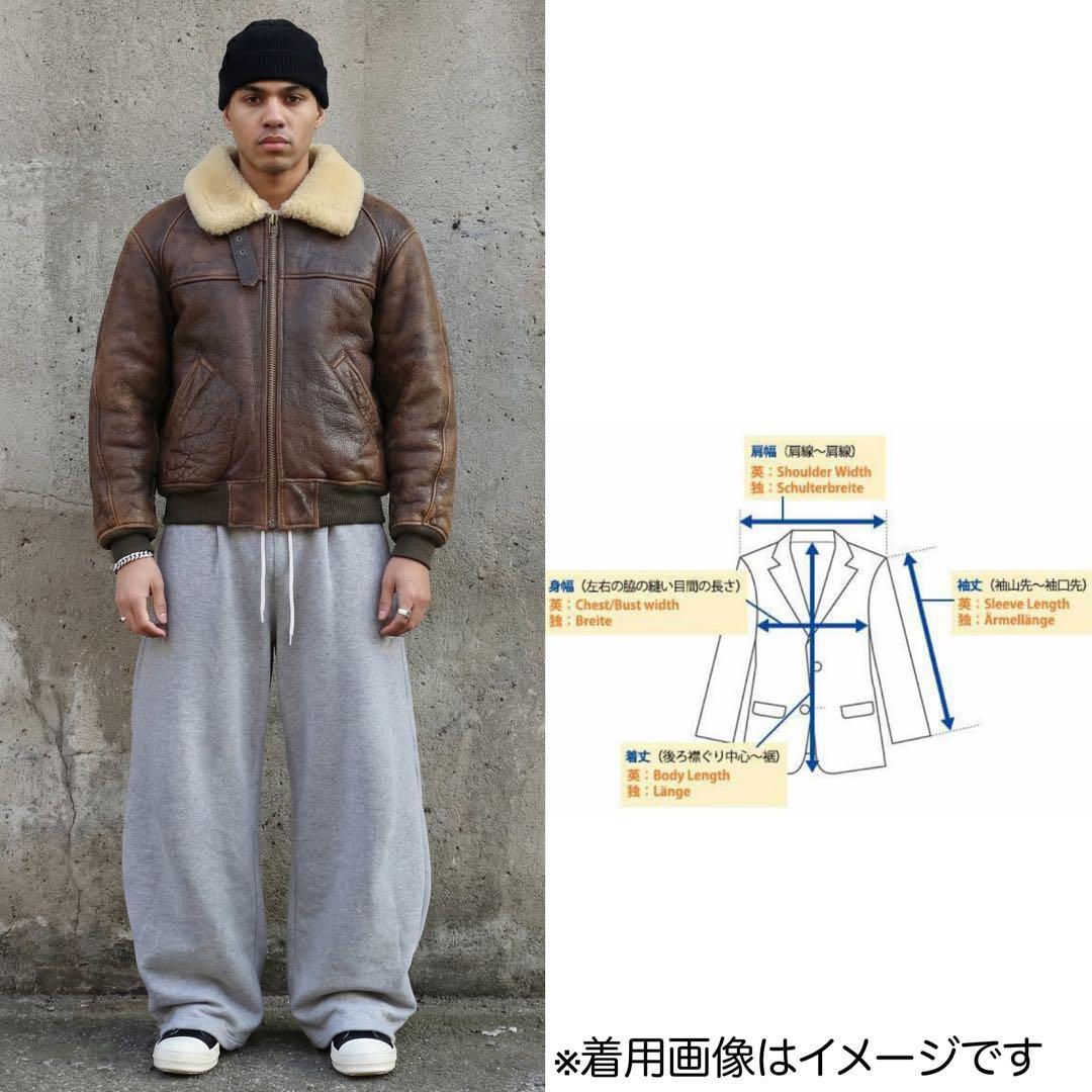 80s★B-6 ムートンジャケット★フライト★ボンバー★VINTAGE★USA産