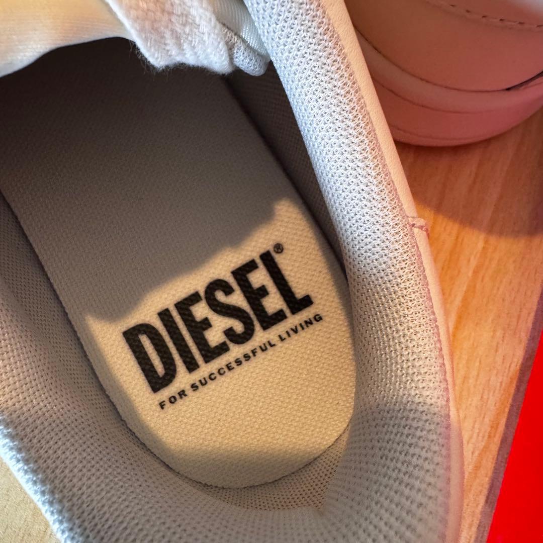 【新品未使用】DIESEL S-ATHENE LOW W 本革 ホワイト