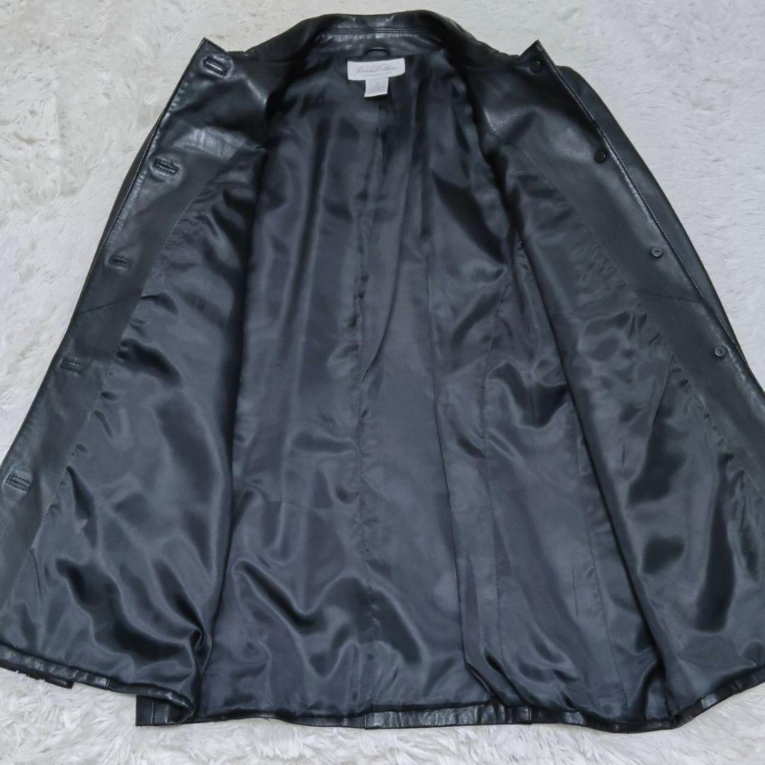 ブルックスブラザーズ カーコート ラムレザー ブラック 美品