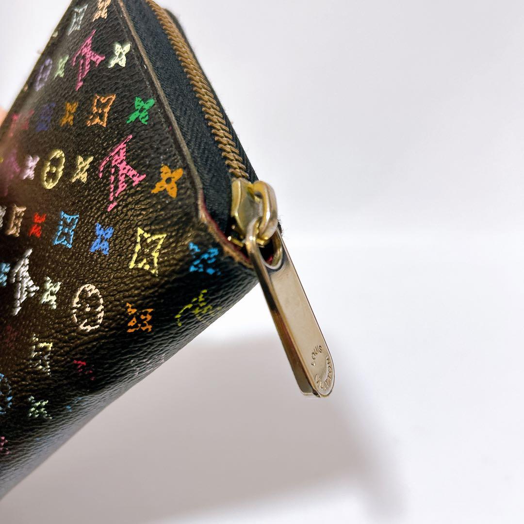 ルイヴィトン　長財布　ジッピーウォレット　ラウンドファスナー　マルチカラー