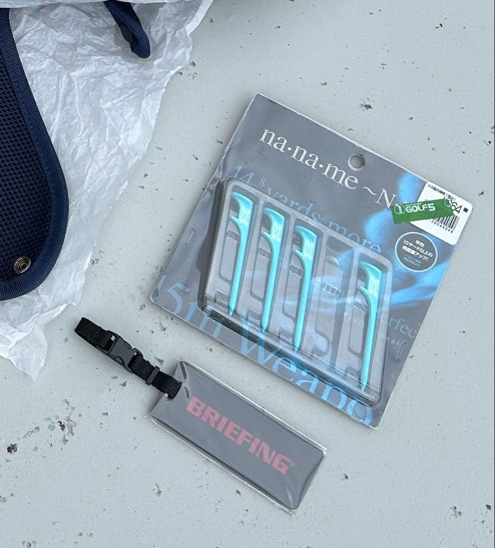 BRIEFING ネイビー キャディバッグ　ヘッドカバー未使用