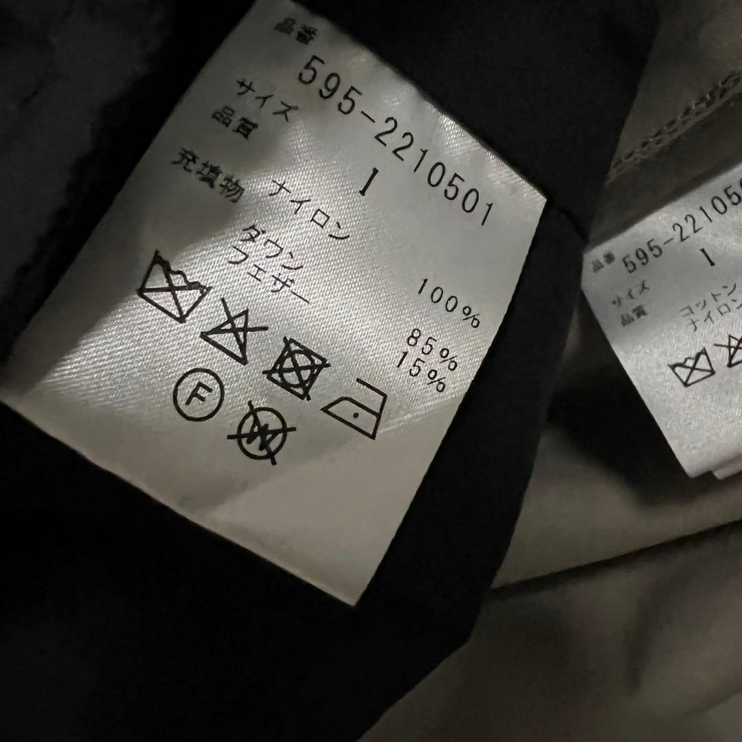 美品✨MHL.22AW ステンカラーコート ダウンライナー 脱着 ベージュ系 S