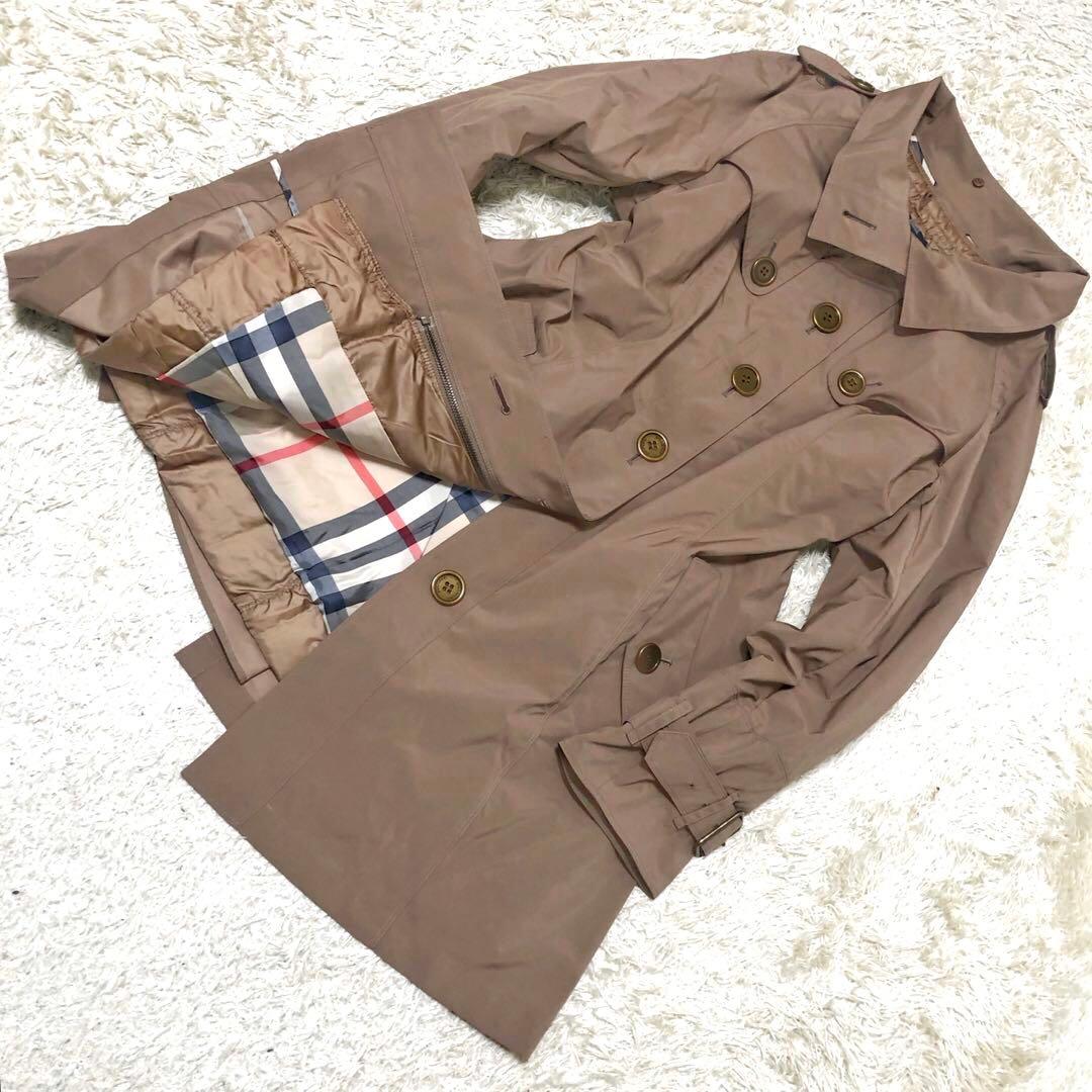 大きいサイズ·未使用級✨バーバリー インナーダウントレンチコート　 ノバチェック