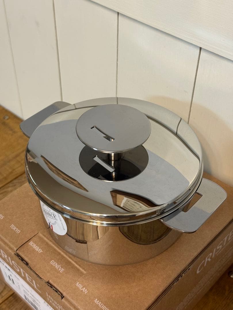 新品 CRISTEL 両手深鍋 G 14cm C14GK9