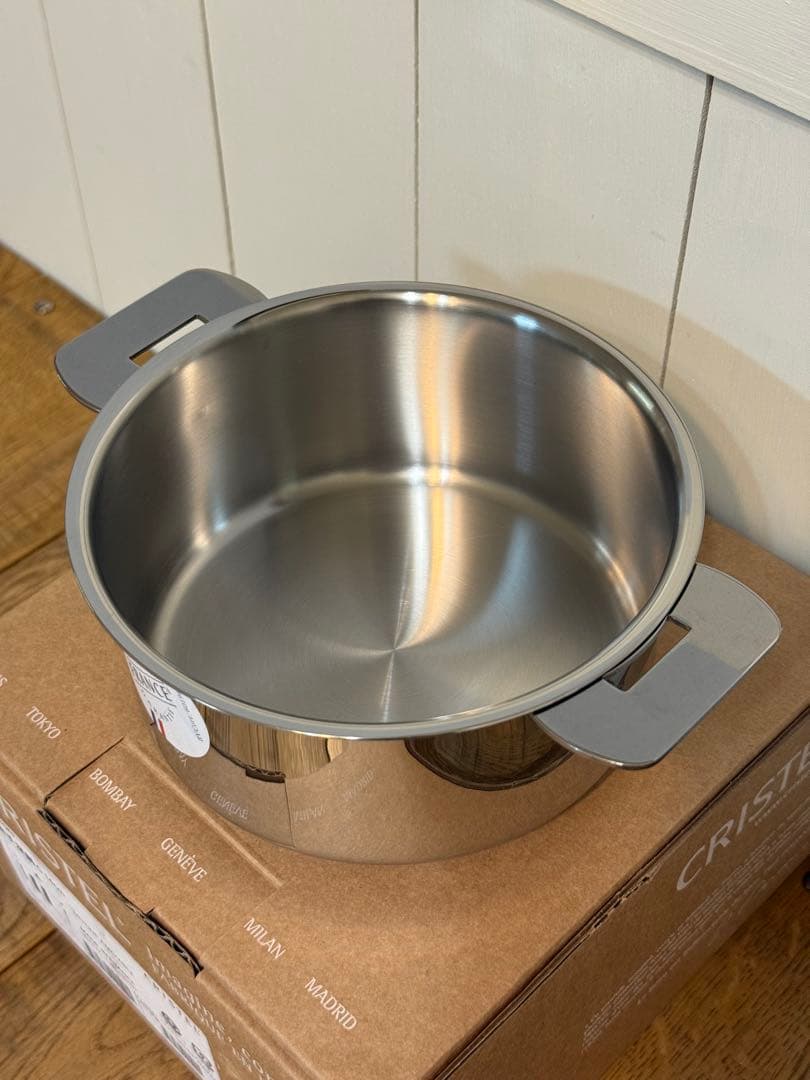 新品 CRISTEL 両手深鍋 G 14cm C14GK9