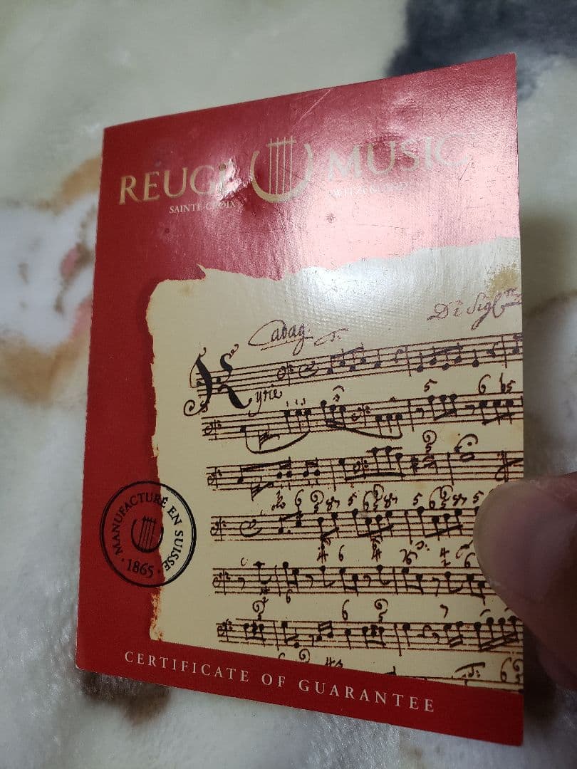 【値下しました！】REUGE MUSIC シリンダーオルゴール 72弁