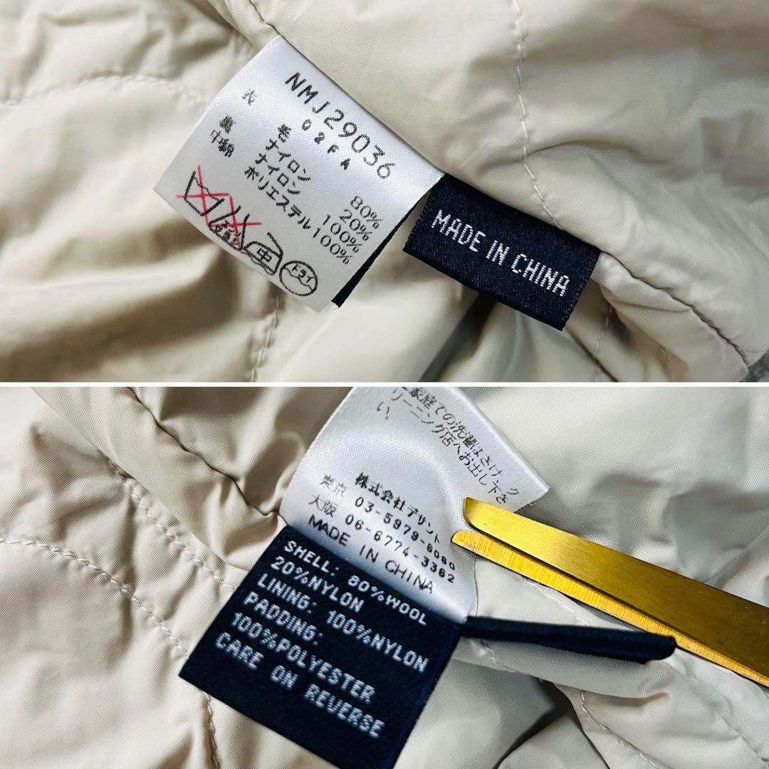 ジャケット・アウター NAUTICA 00s wool/nylon zip-up jacket L