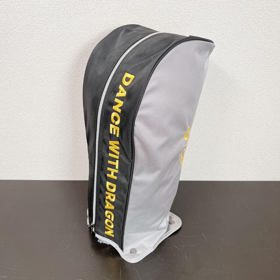 新品 ダンスウィズドラゴン キャディバッグ 7型 2.3kgシルバー スタンド式