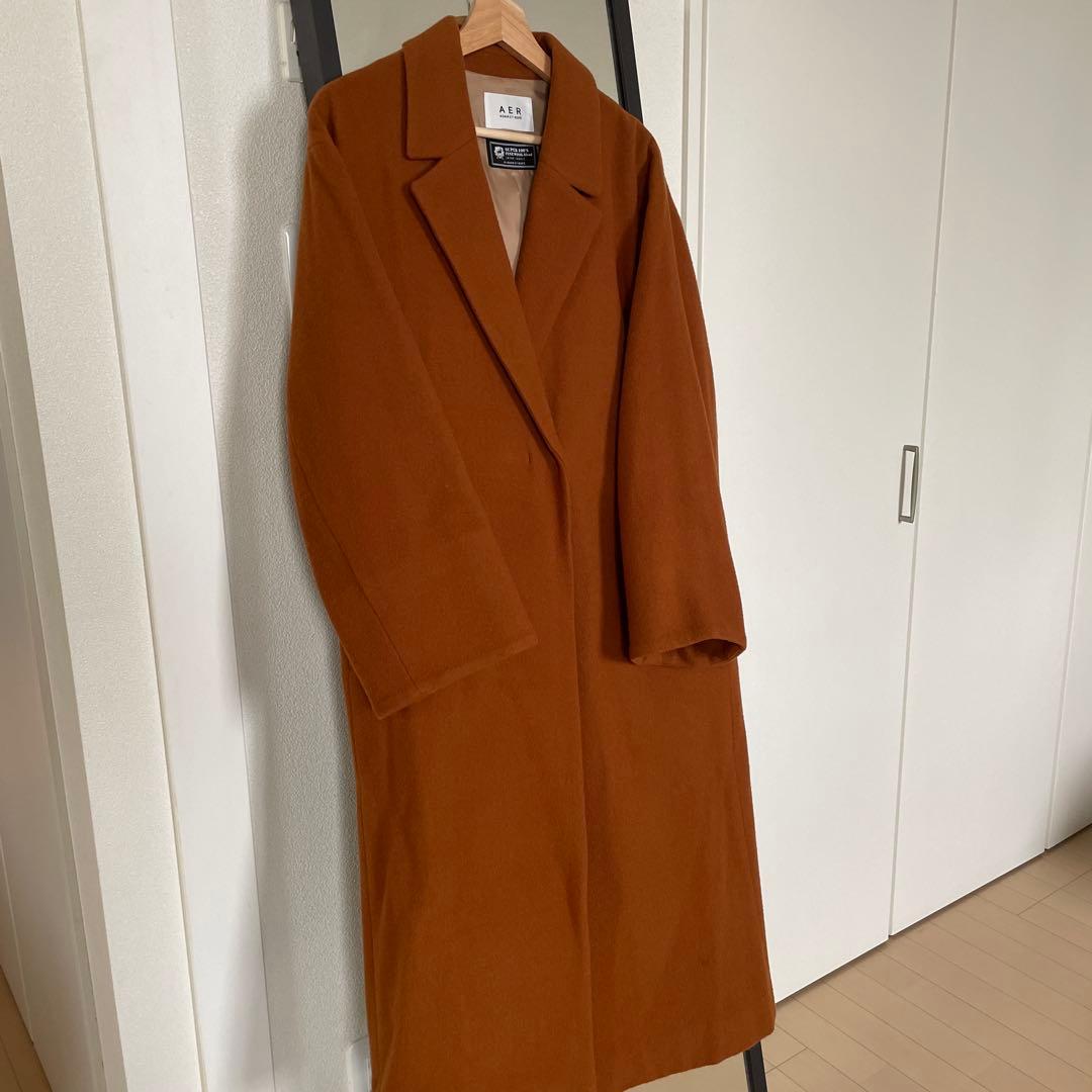 【美品】ADAM ET ROPE チェスターコート　キャメル