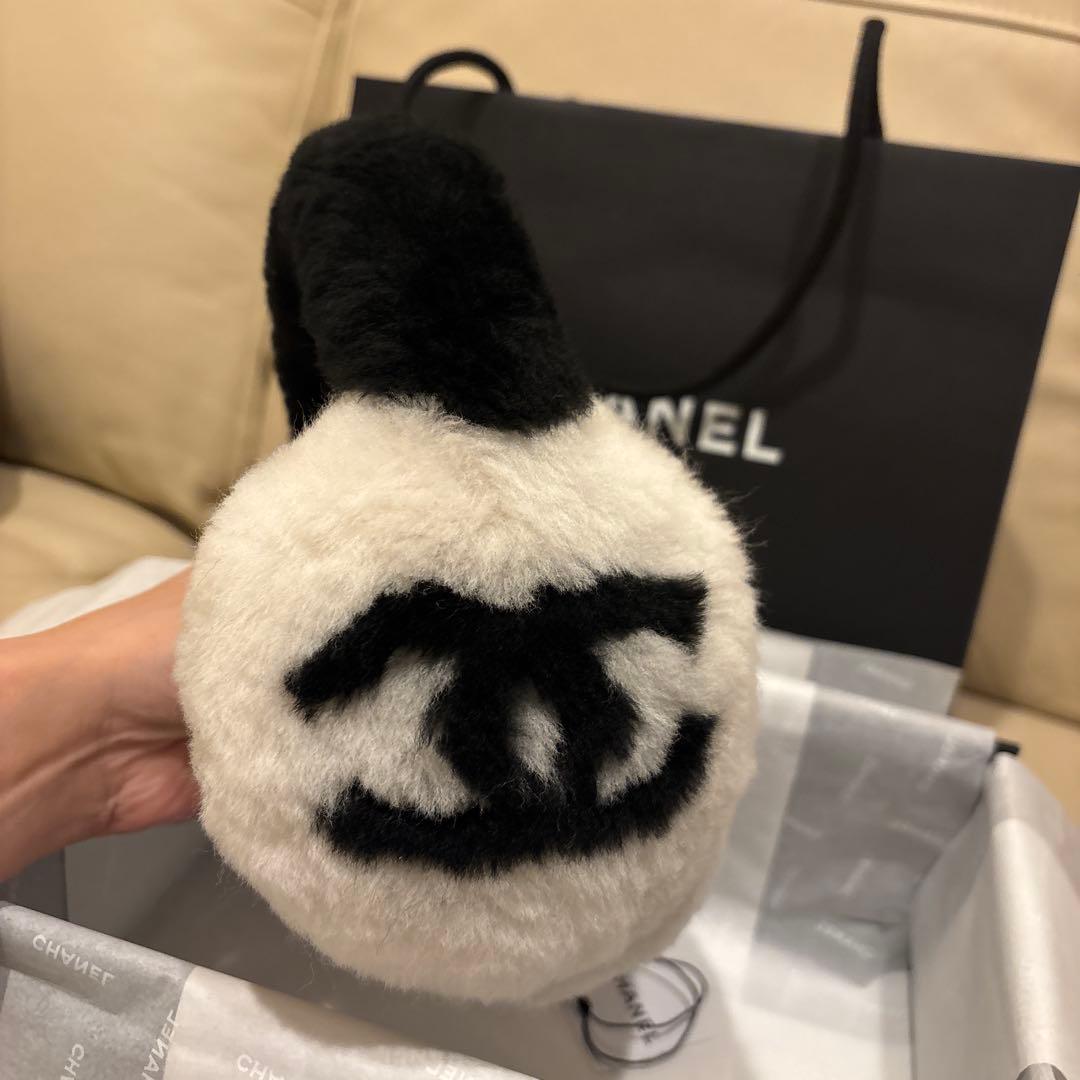 CHANEL ファー耳あて イヤーマフ