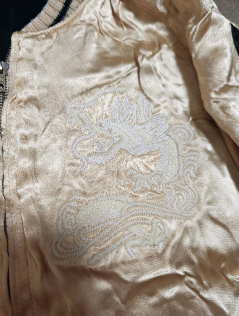 AVIREX USA 日本限定　スカジャン　２面用　コディアック　別珍　レーヨン