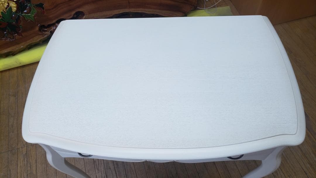 L32　美品　松永工房 コンセント付き 猫脚　 フレンチ コンソールデスク