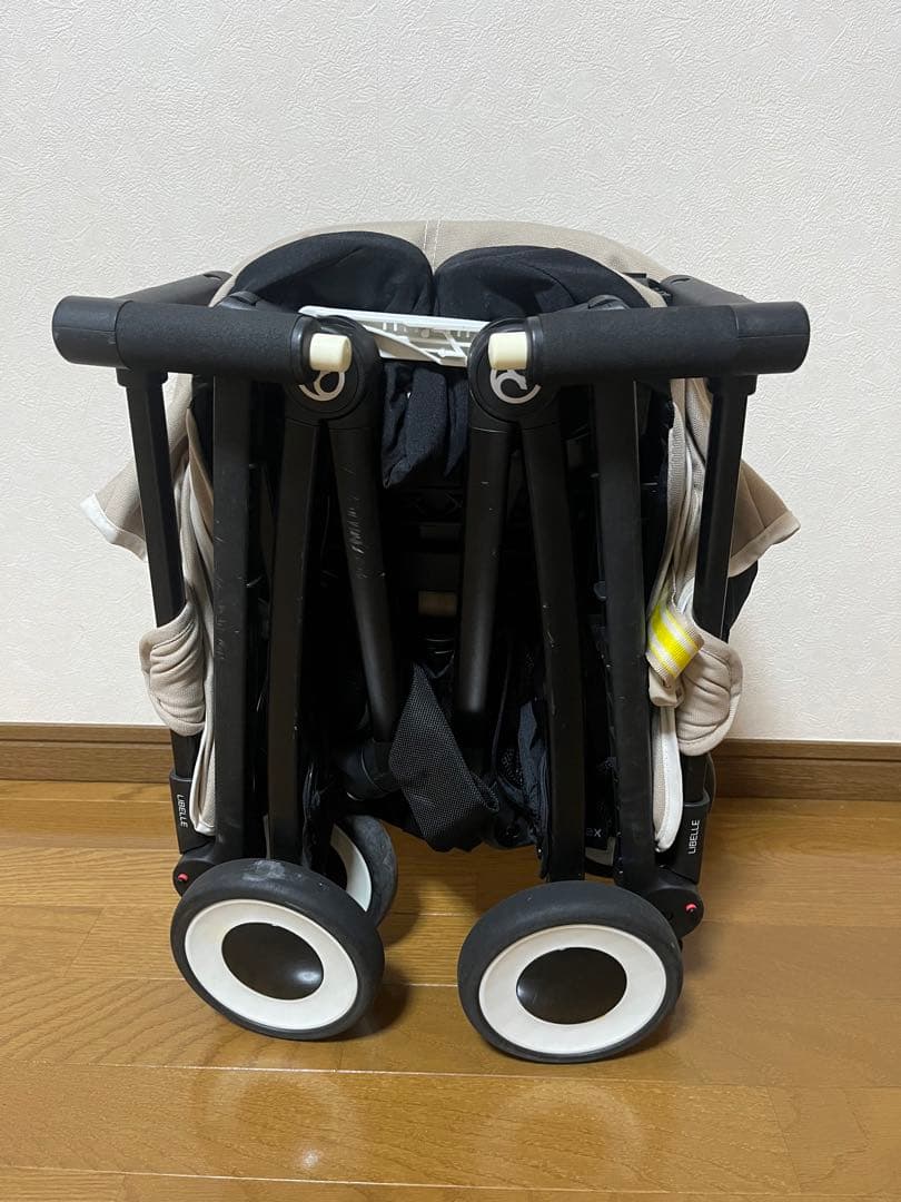 cybex ベージュ 折りたたみ式 ベビーカー