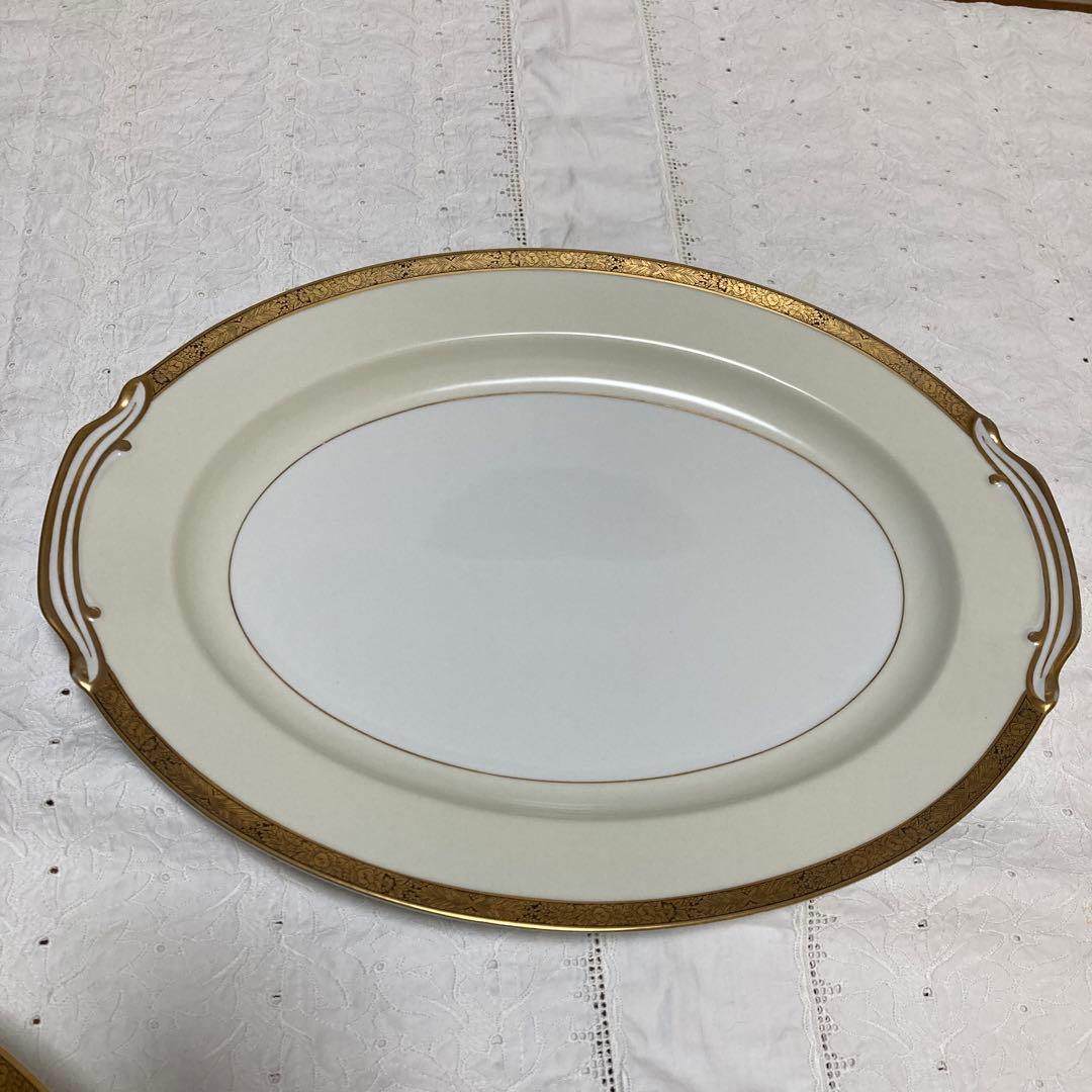 ノリタケGOLDKIN4985大皿プレート.オーバルボウル.クレビーソース