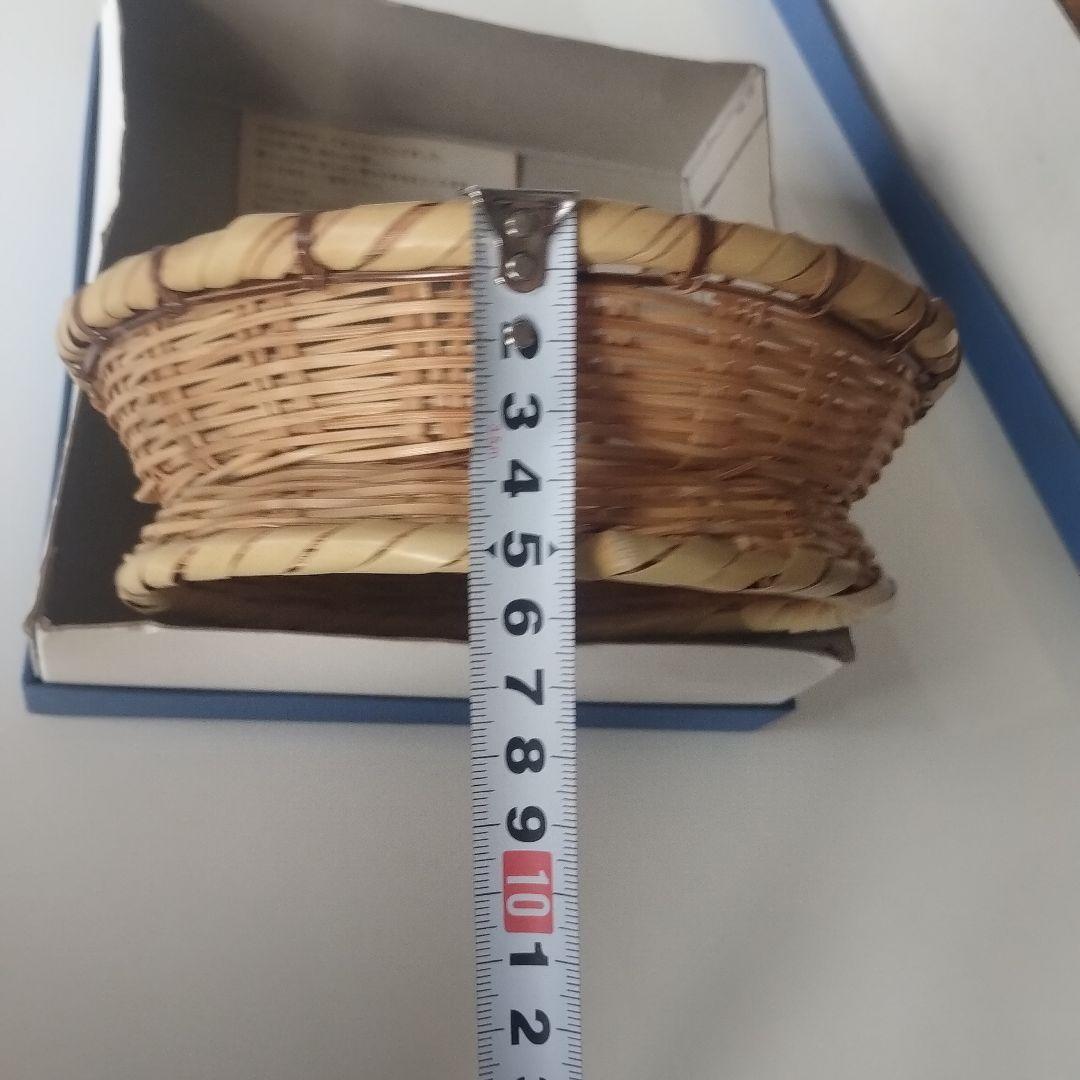 毛利健一　竹製バスケットセット（丸型・長方形）