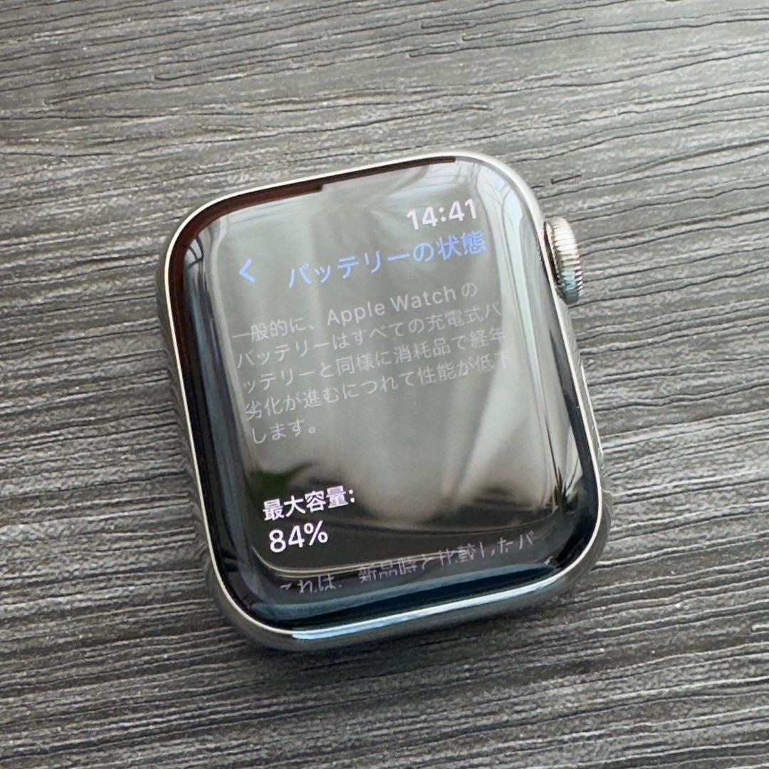 2689 極美品　Apple Watch エルメス　シリーズ4 シルバーモデル