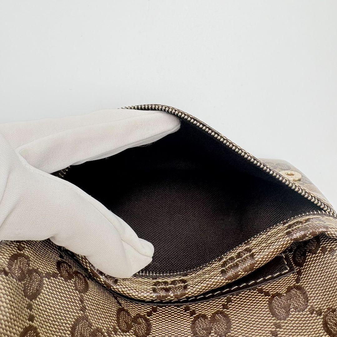 極美品✨ グッチ GG柄 2つ折り財布 ポーチ ハートチャーム 収納多