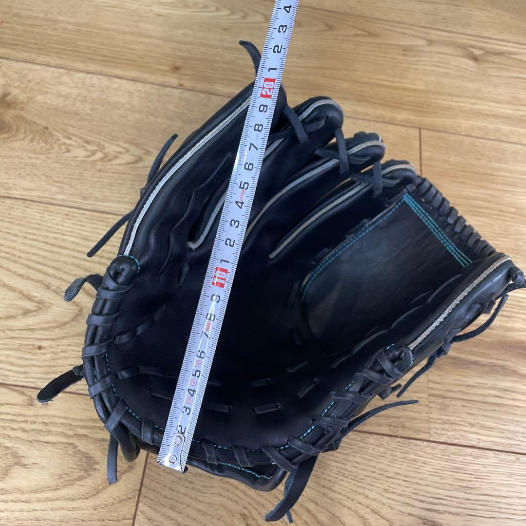 BM　ベースマン 硬式　左投げ　投手用　グローブ　プロフェッショナルモデル　黒