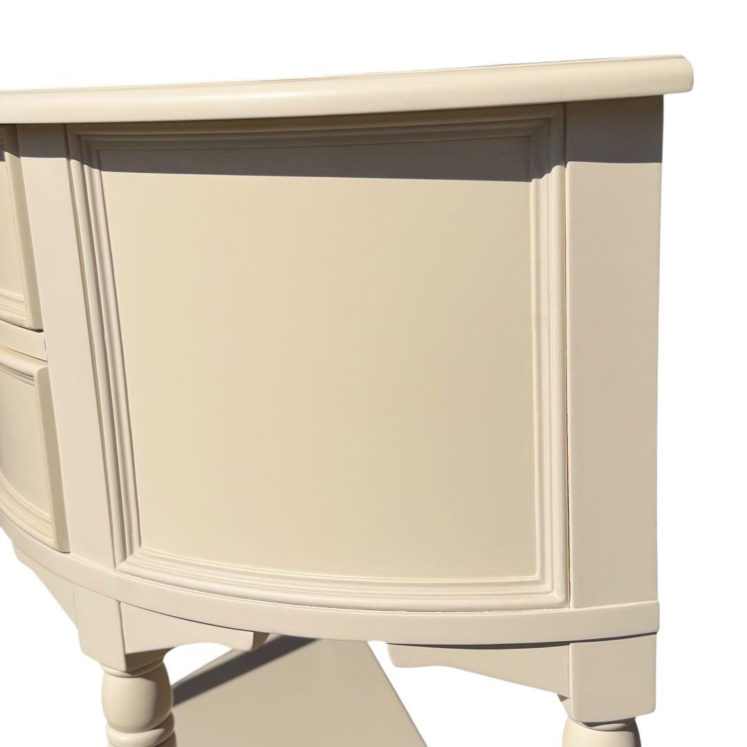 KZ008 LAURA ASHLEY  ハーフムーン コンソールテーブル