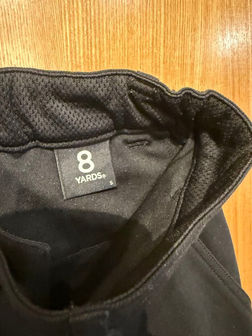 8 YARDS ハーフパンツS ホワイト/ブラック