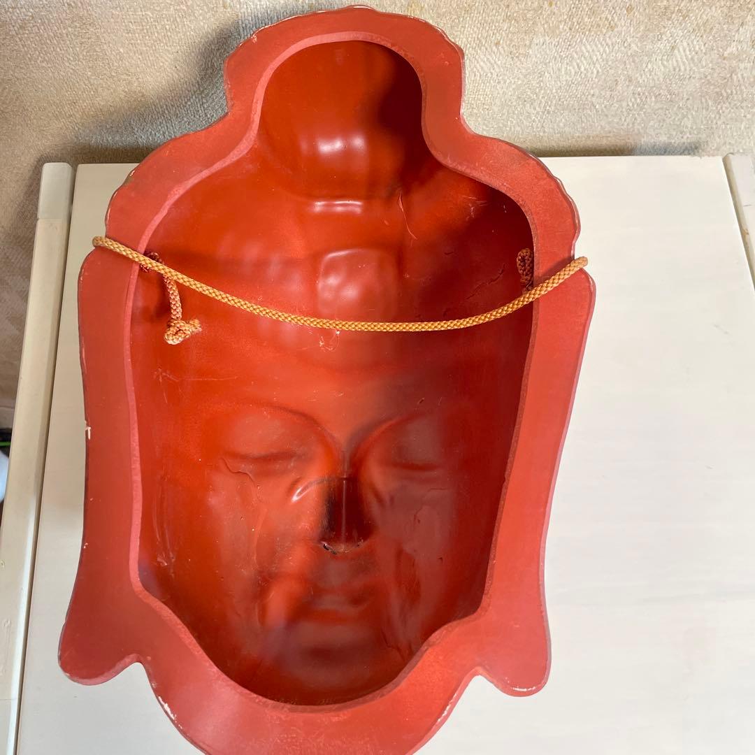 陶器のお面　観音様　観音菩薩　壁掛け　美術品