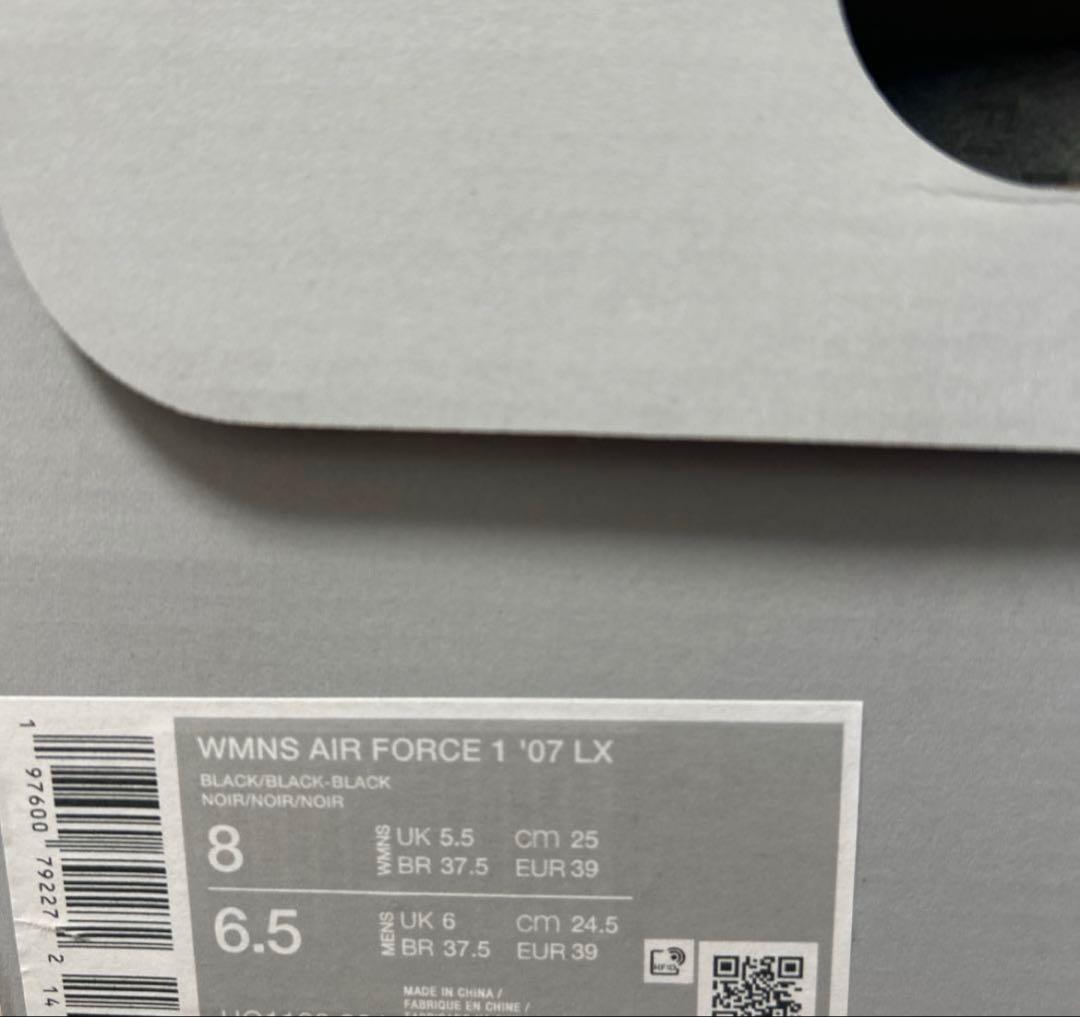 【新品】AIR FORCE 1 '07 LX エア フォース 1 ブラック25