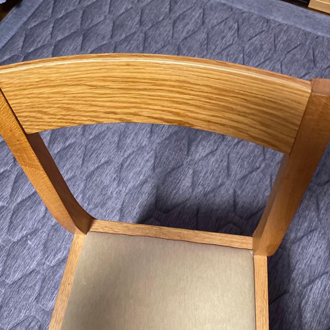 2脚セット売り　無印良品　オーク材　ダイニングチェア