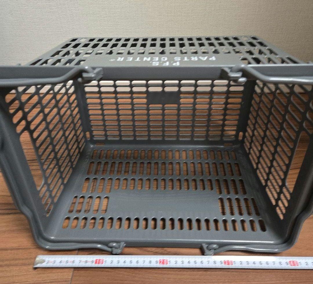 P.F.S. PARTS CENTER グレー バスケット　買い物 かご