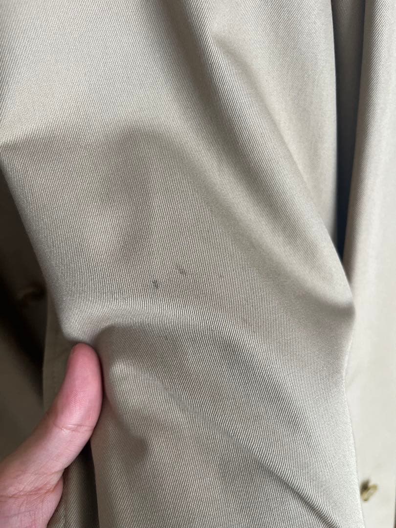 バーバリー 1枚袖 一枚袖 コート ステンカラーコート トレンチコート チェック