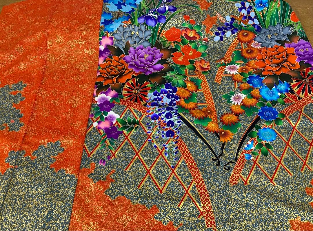 3235 着物　リメイク　ドレス　ワンピース