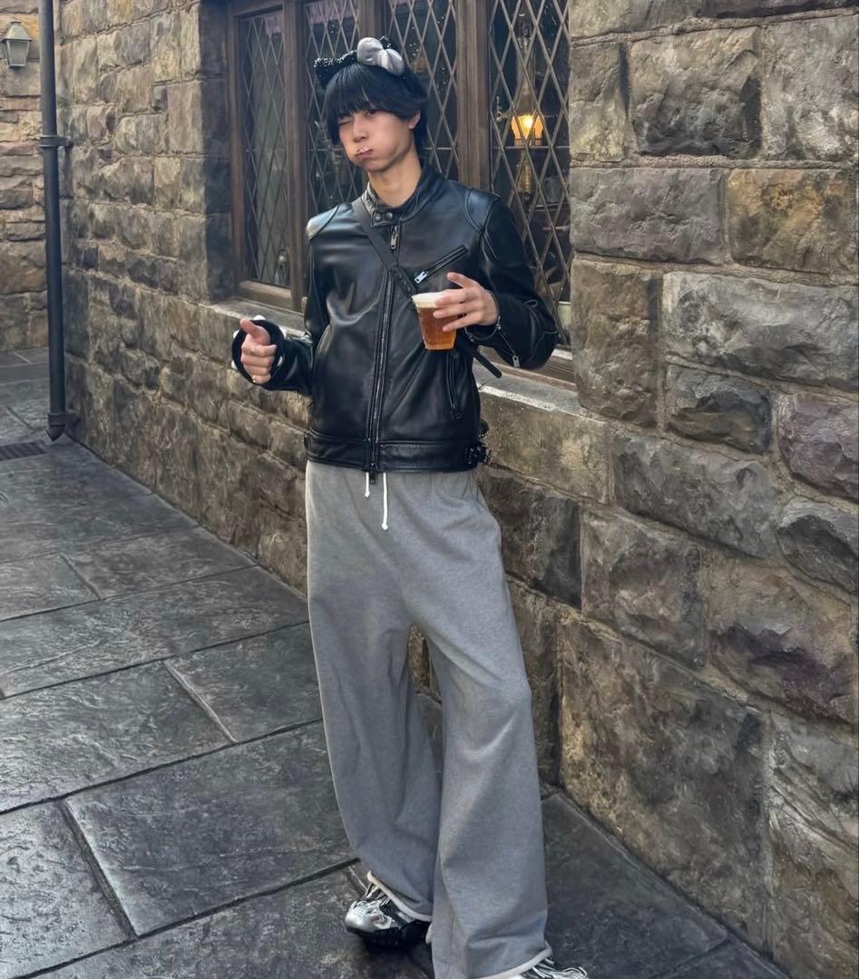 ꧁꧂ ン DIESEL L-HEIN LETHER JACKET