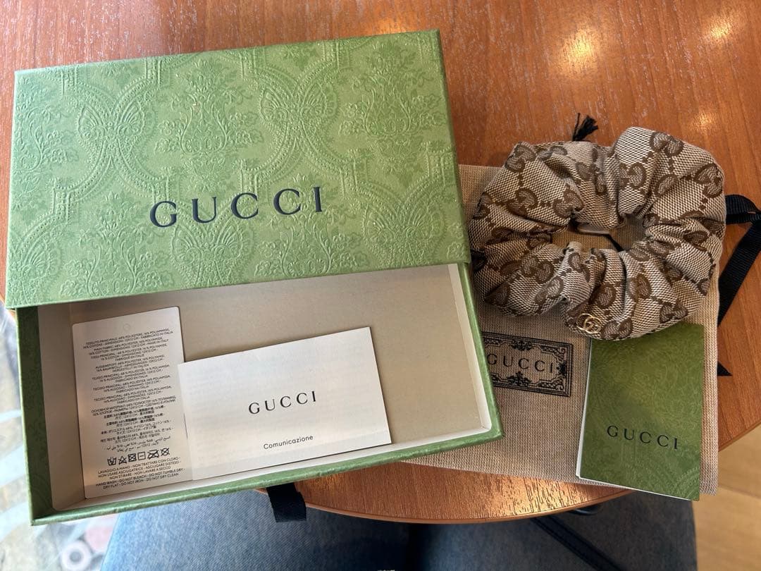 24時までゲリラセール！GUCCI グッチ『新品未使用』シュシュ ブレスレット