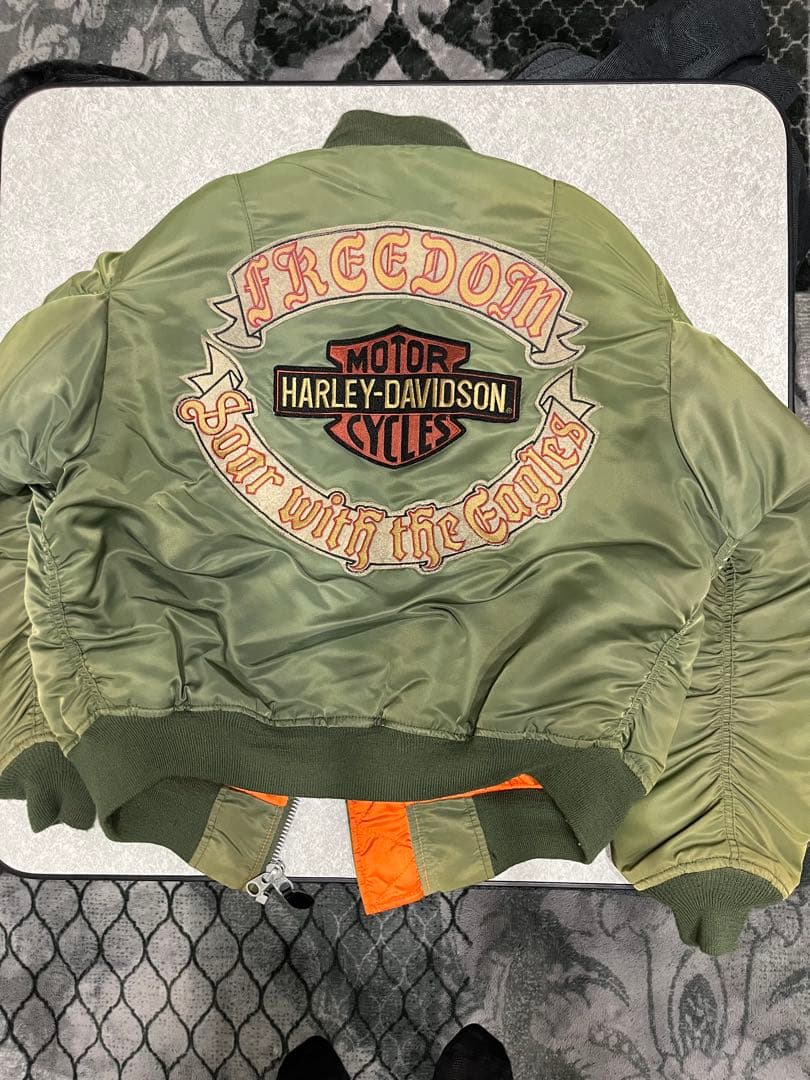 ハーレーダビットソンHarley-Davidson MA-1フライトジャケット